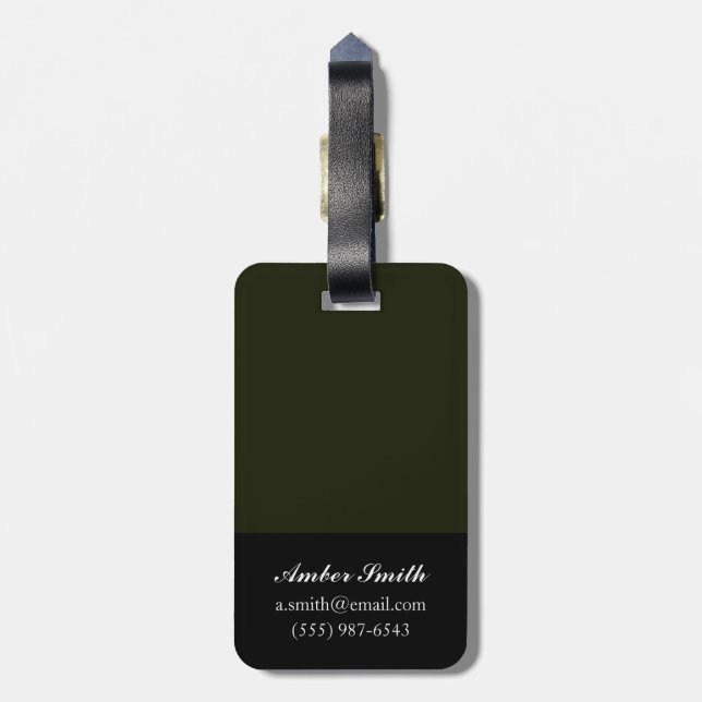Tulips 2013 luggage tag (Back Vertical)
