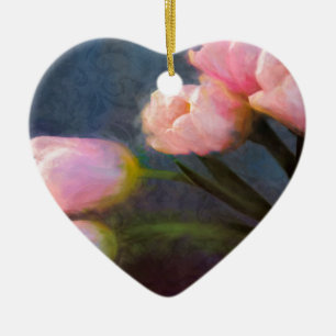 Tulips 2 ceramic ornament