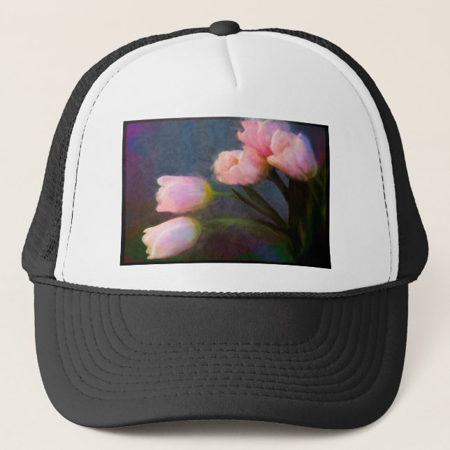 Tulips 2 trucker hat (Front)