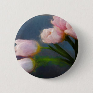 Tulips 3 2 inch round button