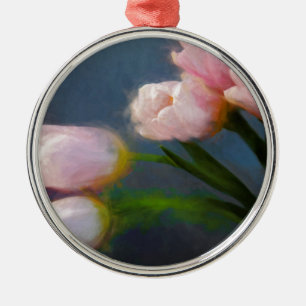 Tulips 3 metal ornament