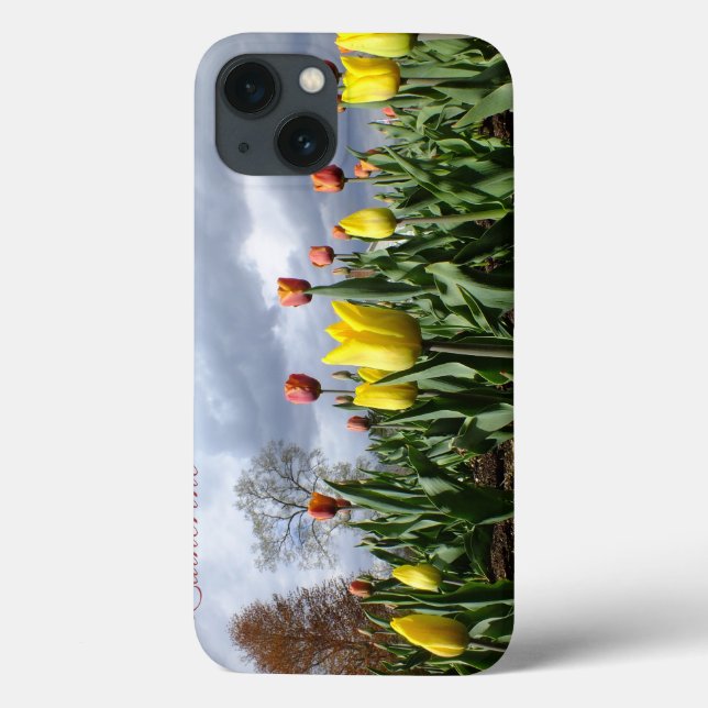 Tulips Against the Sky iPad Air Case (Back)