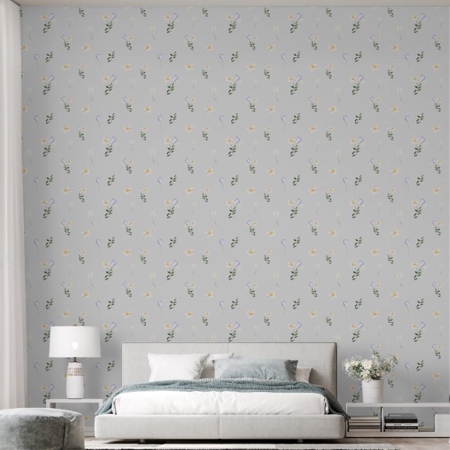 Tulips and Daffodils Custom Background  Wallpaper (Bedroom)