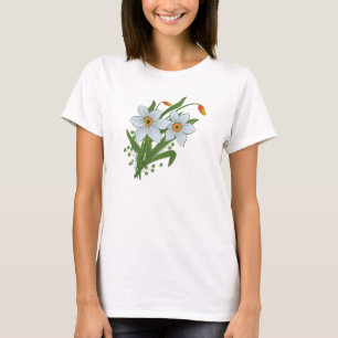 Tulips and Daffodils Flowers T-Shirt