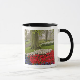 Tulips and daffodils, Keukenhof Gardens, Mug
