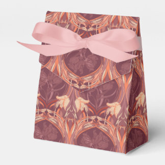 Tulips Art Nouveau Victorian Scarf Favor Box