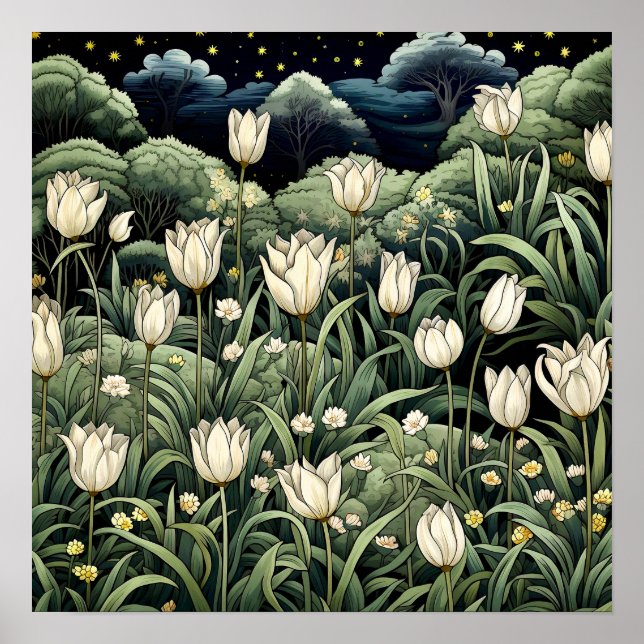 Tulips Art Print (Front)