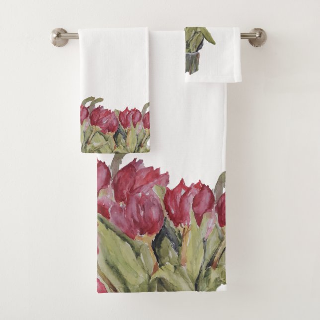 Tulips  bath towel set (Insitu)