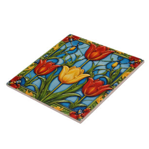 Tulips Beautiful Popular Collection Tile
