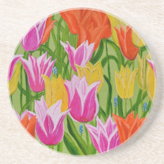 Tulips Coaster (Front)