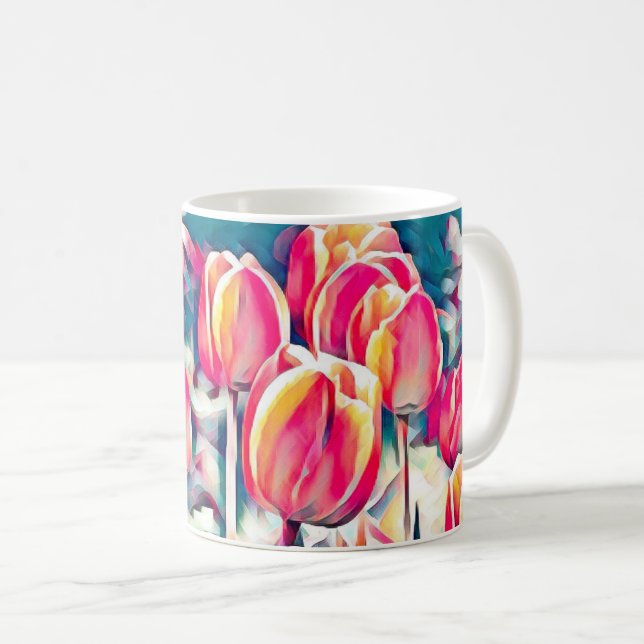Tulips Coffee Mug (Front Right)
