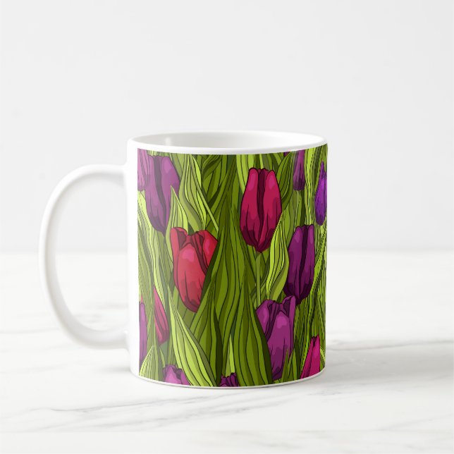 Tulips Coffee Mug (Left)