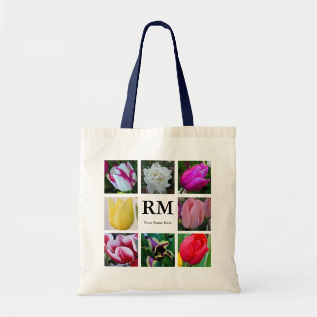 Tulips Collage #1 Tote Bag (Front)