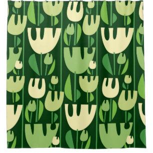 Tulips colour seamless pattern