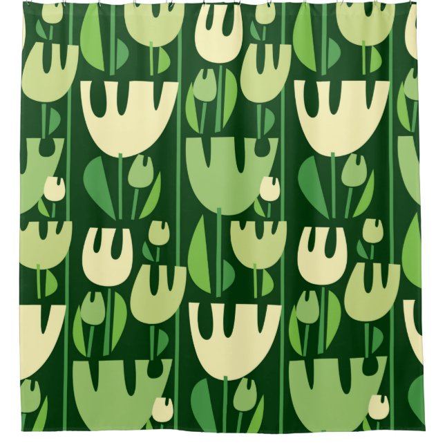 Tulips colour seamless pattern (Front)