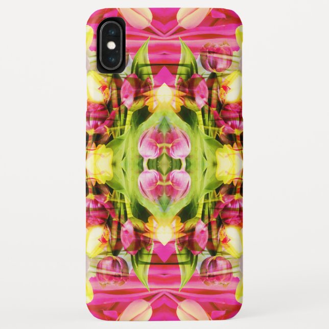 TULIPS - Coloured Tulips of Fractal Art - Case-Mate iPhone Case (Back)