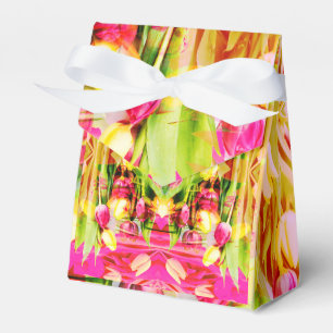 TULIPS - Coloured Tulips of Fractal Art - Favor Box