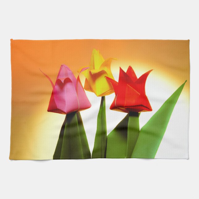 Tulips Cuisine Serviette Décor (Horizontal)