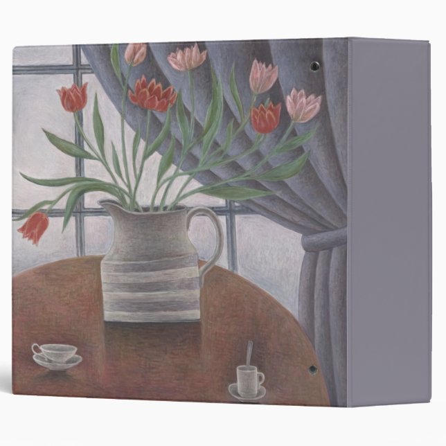 Tulips Curtain Cups 2002 Binder (Back/Spine)