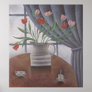 Tulips Curtain Cups 2002 Poster