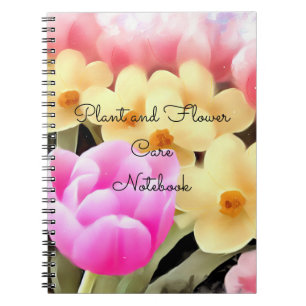Tulips Daffodils Plant Care Notebook