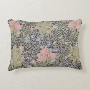 Tulips, Daisies and Honeysuckle Decorative Pillow