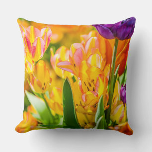 Tulips Enchanting 01 Throw Pillow
