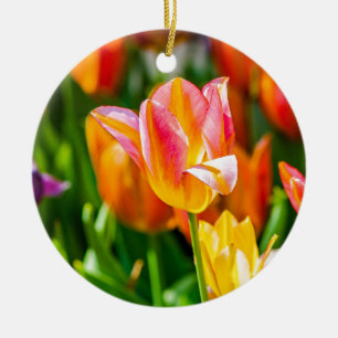 Tulips Enchanting 17 Ceramic Ornament