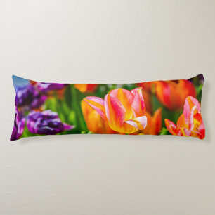 Tulips Enchanting orange Body Pillow