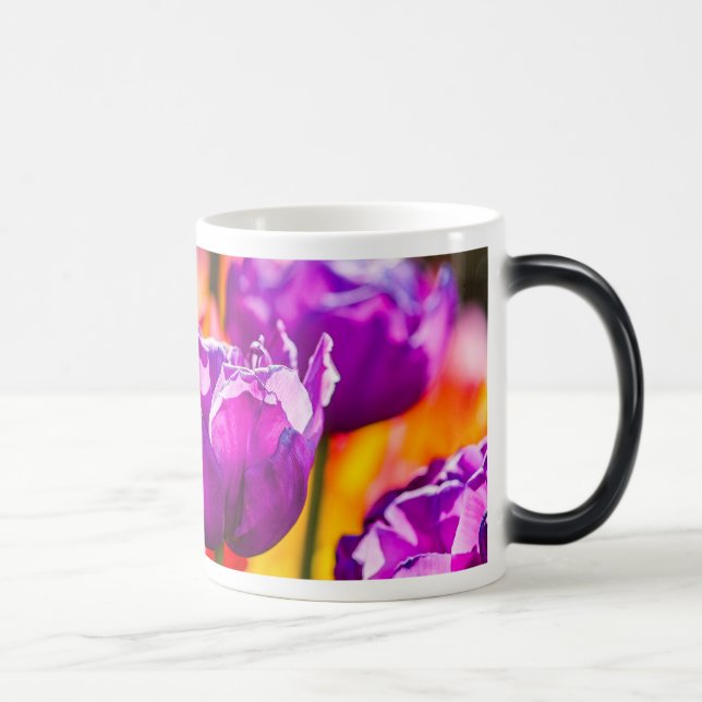 Tulips Enchanting Purple Magic Mug (Right)