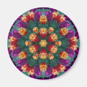 Tulips Festive Magnet