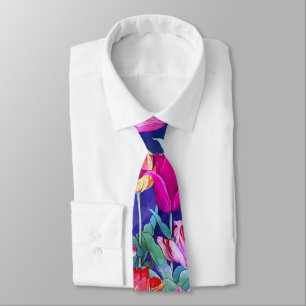 Tulips field tie