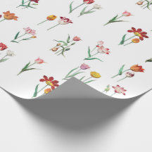 Tulips Floral Wrapping Paper