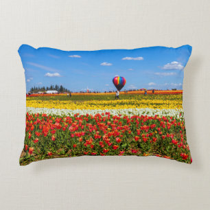 Tulips Flower Accent Pillow