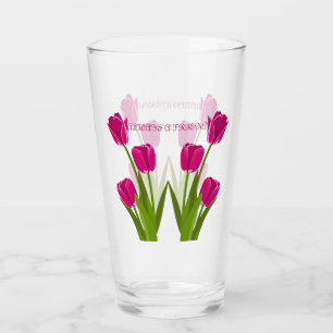 Tulips Glass Cups