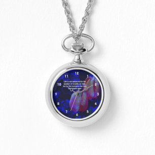 Tulips Hearts Life Attitude Inspirational Quote Watch
