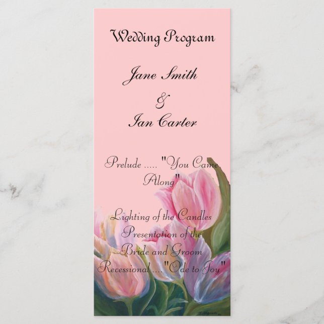 TULIPS IN A GARDEN PROGRAM (Front)