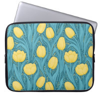 Tulips in blue and yellow