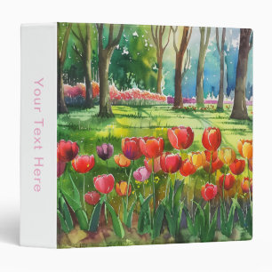 Tulips in The Park Binder