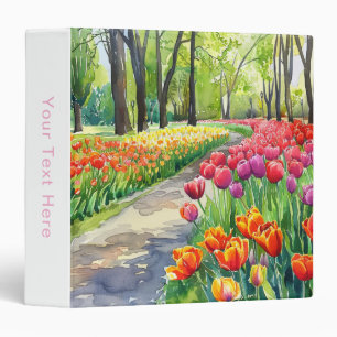Tulips in The Park Binder