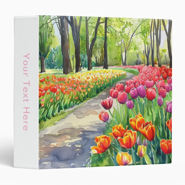 Tulips in The Park Binder (Front/Spine)