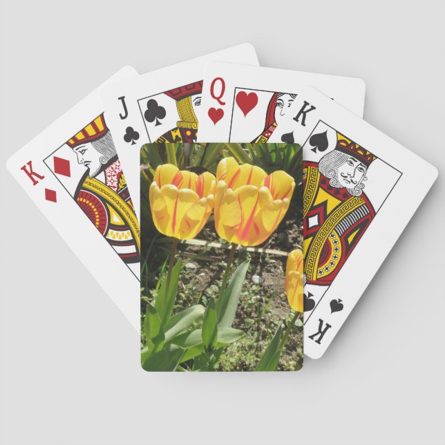 Tulips in the Sun Playing Cards (Back)