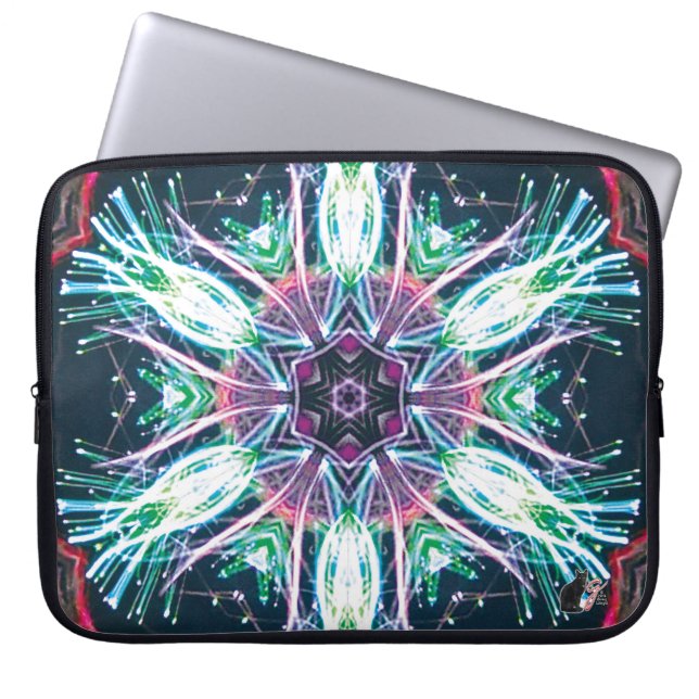 Tulips Kaleidoscope Laptop Sleeve (Front)