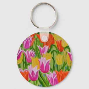 Tulips Keychain