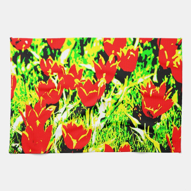 Tulips Kitchen Towel (Horizontal)