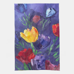 Tulips kitchen towel_Alaska Towel