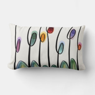 Tulips Lumbar Pillow
