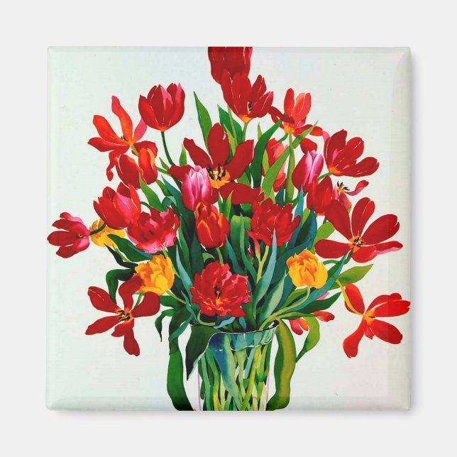 Tulips Magnet (Front)