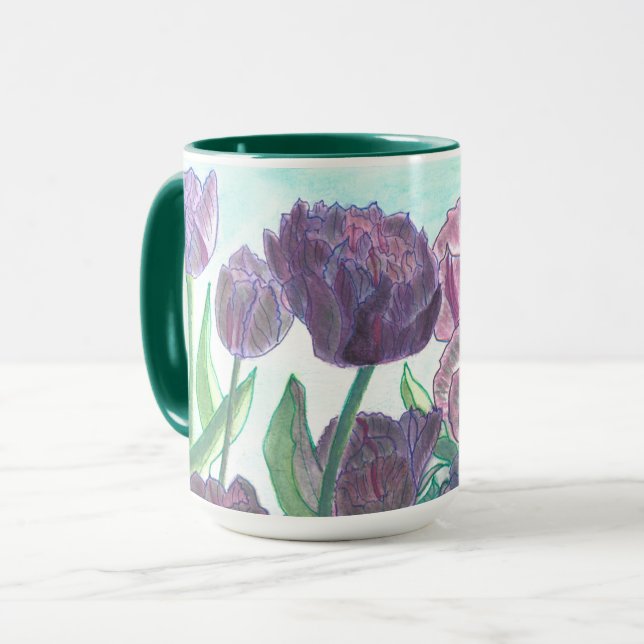 Tulips Mug (Front Left)