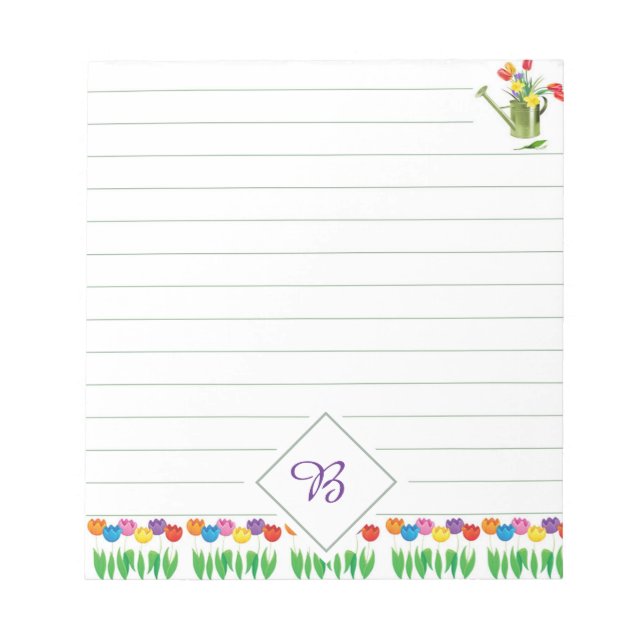 Tulips Notepad (Front)